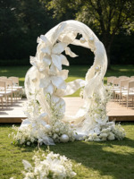 Décoration de mariage populaire M-22, grande taille, fleurs géantes, grandes fleurs mobiles, décoration d'exposition