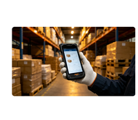 Terminal portable industriel robuste L2, PDA Android 7.1, lecteur de codes-barres 2D, 4G NFC IP67, collecteur de données d'inventaire d'entrepôt