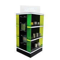 Présentoir d'ordinateur en acrylique personnalisé présentoir d'accessoires de téléphone garnitures de supermarché présentoir de base tournante d'étagère POSM