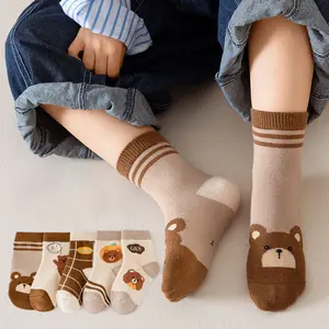 Jingwen OEM Calcetines De Bebe Mignon Sans Couture Pour Enfants Équipage Garçons Chaussettes Avec Bon Prix