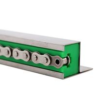Rail de guidage industriel moulé par injection, usiné sur mesure par CNC, résistant à l'usure, en matériaux ABS/PA66/PP/PC/PMMA/PSU/PCTG, couleur personnalisable