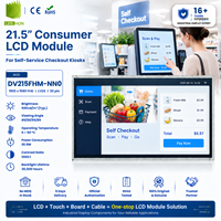 Modul LCD TFT LVDS 30 Pin Layar IPS FHD 1920x1080 BOE DV215FHM-NN0 untuk Kios Pembayaran Mandiri