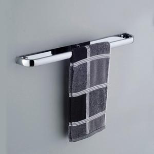 Accesorios de baño montado en la pared de acero inoxidable 201 sola <span class=keywords><strong>barra</strong></span> estante de toalla - Product Image 1