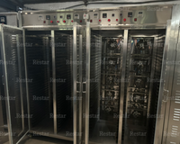 Séchoir à plateaux automatique en acier inoxydable grande capacité pour fruits, herbes, viande, saucisses et légumes