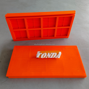 कारखाने मूल्य रैखिक कंपन स्क्रीन पॉलीयूरेथेन सिविंग मशीन अयस्क पानी और तरल सिविंग के लिए निर्माण के लिए - Product Image 2