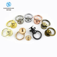 Boucle métallique 10 mm, clip latéral pour sac, fermoir, anneau en O, vis, rivet, accessoires pour sacs à main, coques de téléphone, chaînes et artisanat du cuir