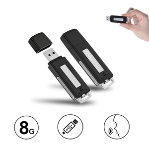 Xu hướng sản phẩm bán buôn biểu tượng tùy chỉnh <span class=keywords><strong>USB</strong></span> Stick Mini Ghi âm giọng nói kỹ thuật số ghi âm giọng nói - Product Image 1