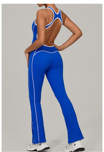 M343 nóng bán phụ nữ của Yoga Jumpsuit backless thiết kế độ đàn hồi cao bùng Quần nhanh khô Yoga bodysuit - Product Image 4