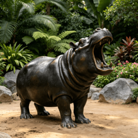Statue de cerf en bronze grandeur nature pour sculpture de jardin extérieur