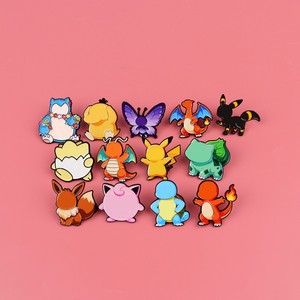 Vente en gros de pin's en métal à émail souple, série Princesse Mignonne, style dessin animé, badges anime, pin's personnalisés pour souvenirs - Product Image 1