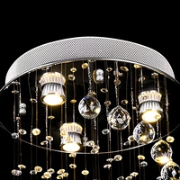 Lustre moderne de luxe en cristal, grand luminaire suspendu en spirale pour villa, hall de grande hauteur, projet hôtelier