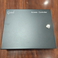 Caja de Alimentación de PVC Personalizada Cardweb CR3396-K para Sistema de Control de Acceso con Perilla Ajustable de Tiempo de Desbloqueo Integrada (0-10s) AC 220V