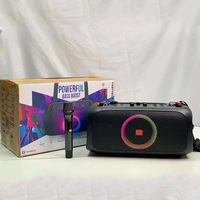 Altavoces Inalámbricos para Karaoke Portátiles de Alta Calidad, Recién Llegados, Gran Venta, para el Hogar y Exteriores, 1 Micrófono, 100 W, LED RGB, Compatibles con Computadoras