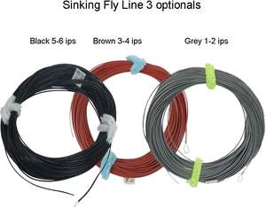 Naufrage Rapide Coulant Lignes de Pêche à la Mouche <span class=keywords><strong>Truite</strong></span> Lac D'eau Salée Pêche Ligne Boucle Exposée (B10) - Product Image 5