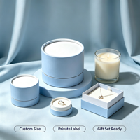 Boîte cadeau en carton rigide écologique personnalisée, ronde et carrée, pour bougies parfumées, bagues, colliers, cosmétiques, ensembles cadeaux de mariage