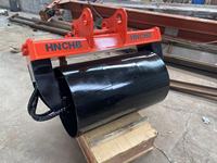 Rouleau compacteur vibrant pour excavatrice, tambour compacteur vibrant, compacteur à rouleaux pour excavatrice