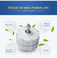 Éolienne à haut rendement 24 Volts, générateur éolien vertical 400W, système d'énergie éolienne domestique