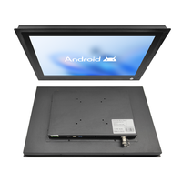 Panel PC Android Ultra-Sensible de 15.6 y 21.5 Pulgadas, RJ45, Alto Voltaje 24V, Entrada Digital DC para Uso Industrial con Android 12