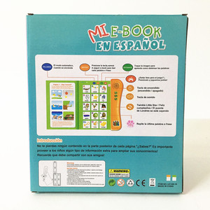 Libro Electrónico Interactivo para Niños, Libro de Sonido en Español, Máquina de Aprendizaje - Product Image 5