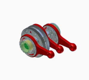 Ensemble de roues dentées en acier sur mesure pour pompe 7K, conforme ISO 9001, vilebrequin et dessin inclus - Product Image 1
