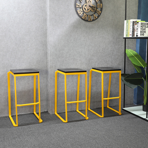 Nordic Style Industrial Chair Modern <strong>Backless</strong> High Bar <strong>Stool</strong> and 75cm Bar <strong>Height</strong> Chair <strong>Counter</strong> <strong>Stool</strong> - Product Image 3