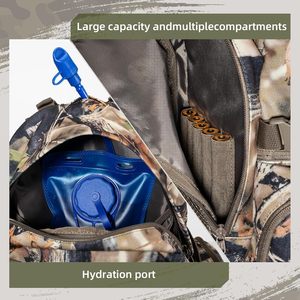 Free Sample Customized 500D Cordura <b>Nylon</b> Camping Backpack Hunt 80L Volume Hunting Bag for Hunting - Product Image 3