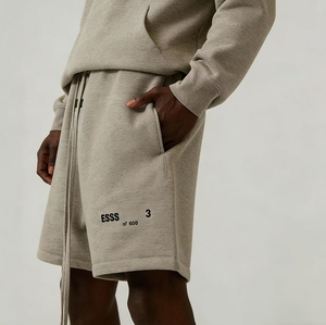 Felpa <span class=keywords><strong>con</strong></span> cappuccio oversize personalizzata unisex invernale <span class=keywords><strong>con</strong></span> ricamo 3D e copriviso - Fear God - Product Image 4