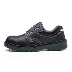 JIANKUN, fábrica al por mayor, zapatos de seguridad ligeros unisex, puntera de acero de cuero impermeable, placa de acero antigolpes, antiperforación para el trabajo - Product Image 2