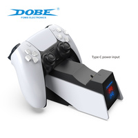DOBE Station de charge à alimentation directe d'usine avec indicateur LED pour contrôleur PS5 DualSense Accessoires de jeu