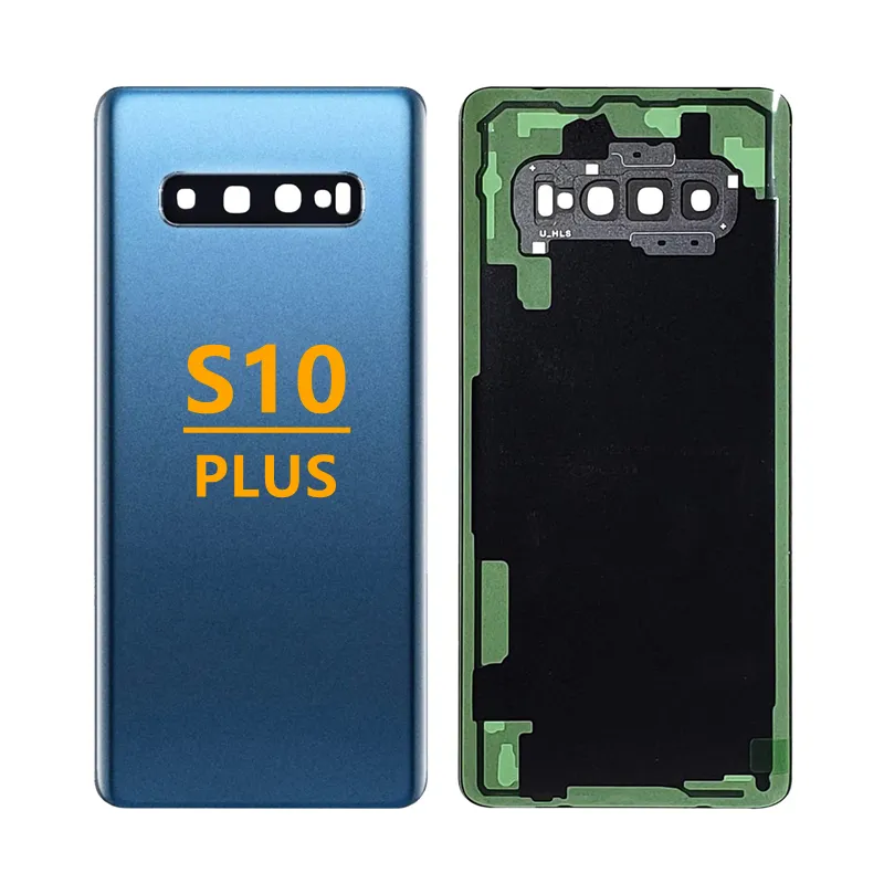 Back Glass Replacement For Samsung Galaxy S10 Plus G975 Battery Cover Rear Door Housing