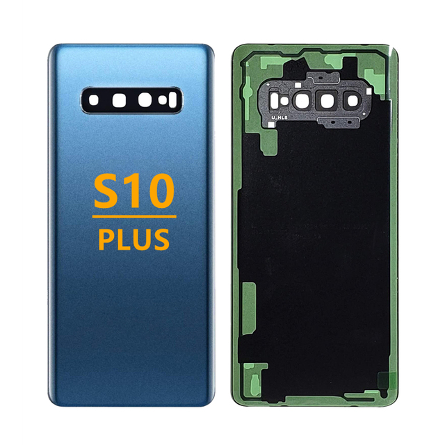 Back Glass Replacement for Samsung Galaxy S10 Plus G975 Battery Cover Rear Door Housing