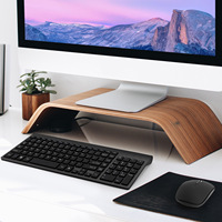 Conjunto de Teclado y Ratón Inalámbricos de 2.4G, Mini Teclado y Ratón Combinados