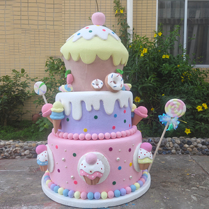 Forniture per torte e <span class=keywords><strong>gelateria</strong></span>/decorazione di un negozio di bastoncini di zucchero gigante/installazione di decorazioni per gelato - Product Image 1