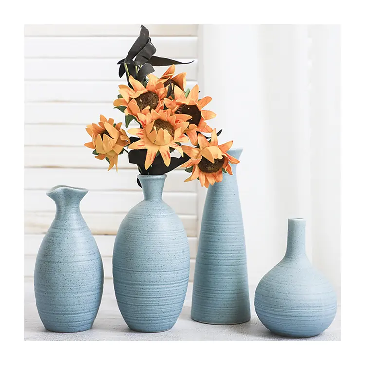 2021 hand bemalte Blumen blumen Vase Keramik Boden Vase Blumen mit Dekoration Blume hohe Vasen