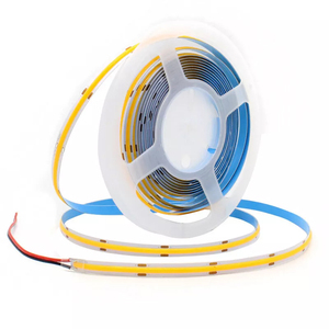 Tira de <span class=keywords><strong>Led</strong></span> COB de alto brillo, 12V, 24V, 320Leds, blanco, 3000K, 4500K, 6500K, Control remoto de botones, tira de luz <span class=keywords><strong>Led</strong></span> COB Flexible - Product Image 3