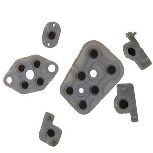 SYYTECH Boutons de manette de jeu en caoutchouc de silicone pour <span class=keywords><strong>N64</strong></span> Pièces de réparation en silicone conducteur Modèle NGC-016 - Product Image 6