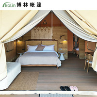 Carpa Moderna de Lujo Bolin para Hotel y Resort, para Camping, Baño y Supermercado, con Energía Solar e Impermeable