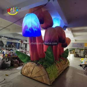Festival Urbano iluminado hongo arbusto escenario decoración inflable País de las Maravillas - Product Image 3