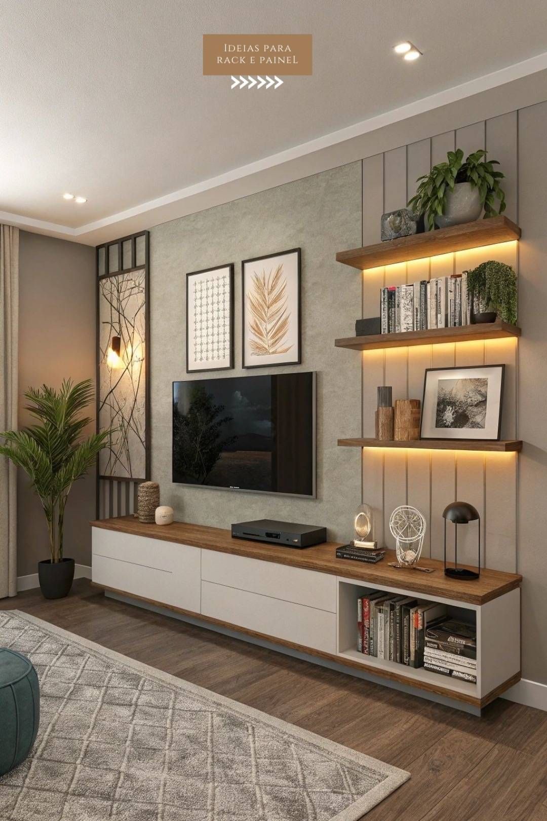 media wall unit with fireplace for 86 in tv