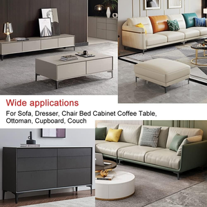 Divano letto nero stile curvo gamba personalizzabile oro argento formato opzioni di trattamento superficiale in metallo mobili gambe <span class=keywords><strong>piedi</strong></span> accessori - Product Image 4