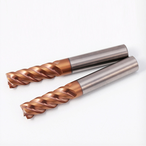 HANDERK High Quality Hrc55 Milling Cutters U-shape <strong>Tungsten</strong> Carbide Flat <strong>End</strong> <strong>Mill</strong> for CNC Machine Tool - Product Image 1