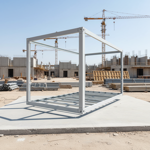 Casa Contenedor Plegable de 20 pies, Transpirable, para Dormitorio, Taller, Oficina en Casa, Hotel, Tienda, Construida con Panel Sándwich de Acero - Product Image 1