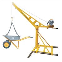 Grue miniature électrique à moteur pour usage extérieur, rotation à 360 degrés, 500 kg, 1000 kg, mini grue de levage