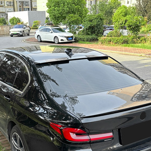 Bmw Rear Spoiler Carbon Fiber Texture Abs Ducktail Roof Spoiler For 5 Series G30 2018-2023 - Product Image 2