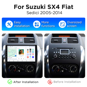 วิทยุติดรถยนต์ Junsun ระบบ Android Carplay สำหรับ Suzuki SX4 Fiat Sedici ปี 2005-2014 พร้อมพัดลมระบายความร้อนในตัว ระบบนำทาง GPS และเครื่องเล่นมัลติมีเดีย - Product Image 2