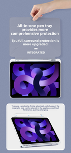 Custodia custodia per Tablet protettiva per iPad Pro 11 Air <span class=keywords><strong>4</strong></span> 5 generazione con Slot per penna Tpu in pelle Y Fold Ant - Product Image 3