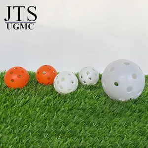 Groothandel Kleurrijke 26 Gaten Holle Plastic Golfballen Training Indoor En Outdoor Oefenen En Speelgoed Golfbal Voor Kinderen