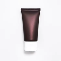 Vente de liquidation, tube de crème pour les mains en plastique de 50 ml, brun mat nacré, 50 g, lotion pour le corps, nettoyant pour le visage, tube à presser