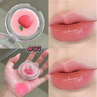 Lip Balm Alami Grosir, Lipstik Buah-Buahan, Formula Jelly Pengubah Warna, Melembapkan, Tahan Air, Kosmetik Lip Balm