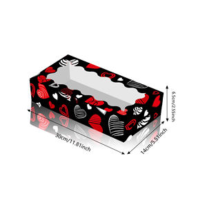 Nueva VENTANA DE LLEGADA Día de San Valentín amor XOXO caja de paquete de regalo de pastelería de dulces - Product Image 6